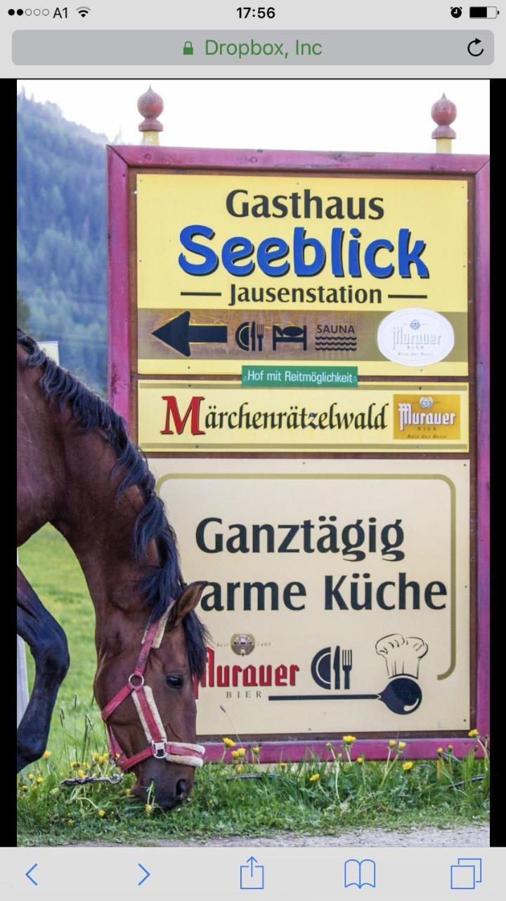 Hotel Gasthof Seeblick Zeutschach Exterior photo